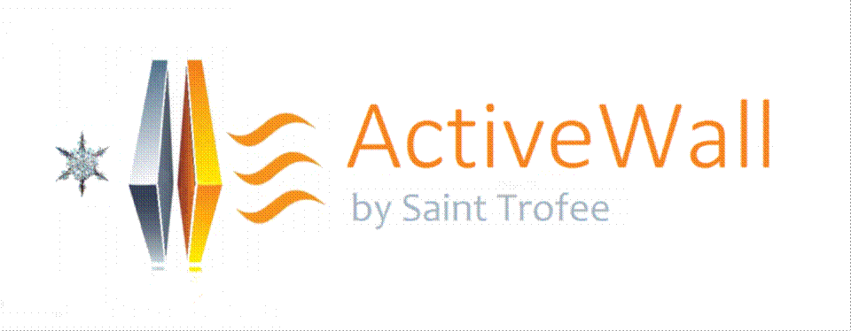 ActiveWall by Saint Trofee, development of a better electrical heating system. ActiveWall Logo