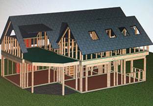 Timber frame buildings. A market for ActiveWall